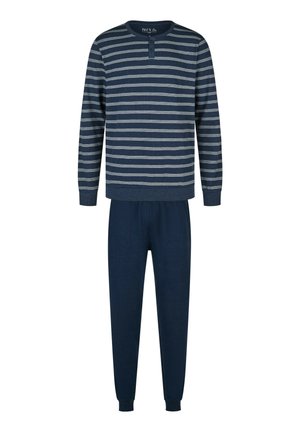 SET - Pyjama - dark blue striped