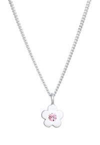 Elli SPARKLING FLOWER CHARM - MIT KRISTALLEN VON SWAROVSKI® - Halskæder - silberfarben