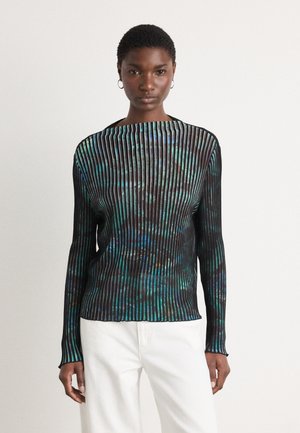 Hosszú ujjú felső - dark jade green