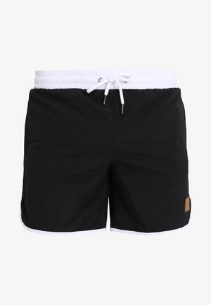 Urban Classics, RETRO - Badeshorts - black/white