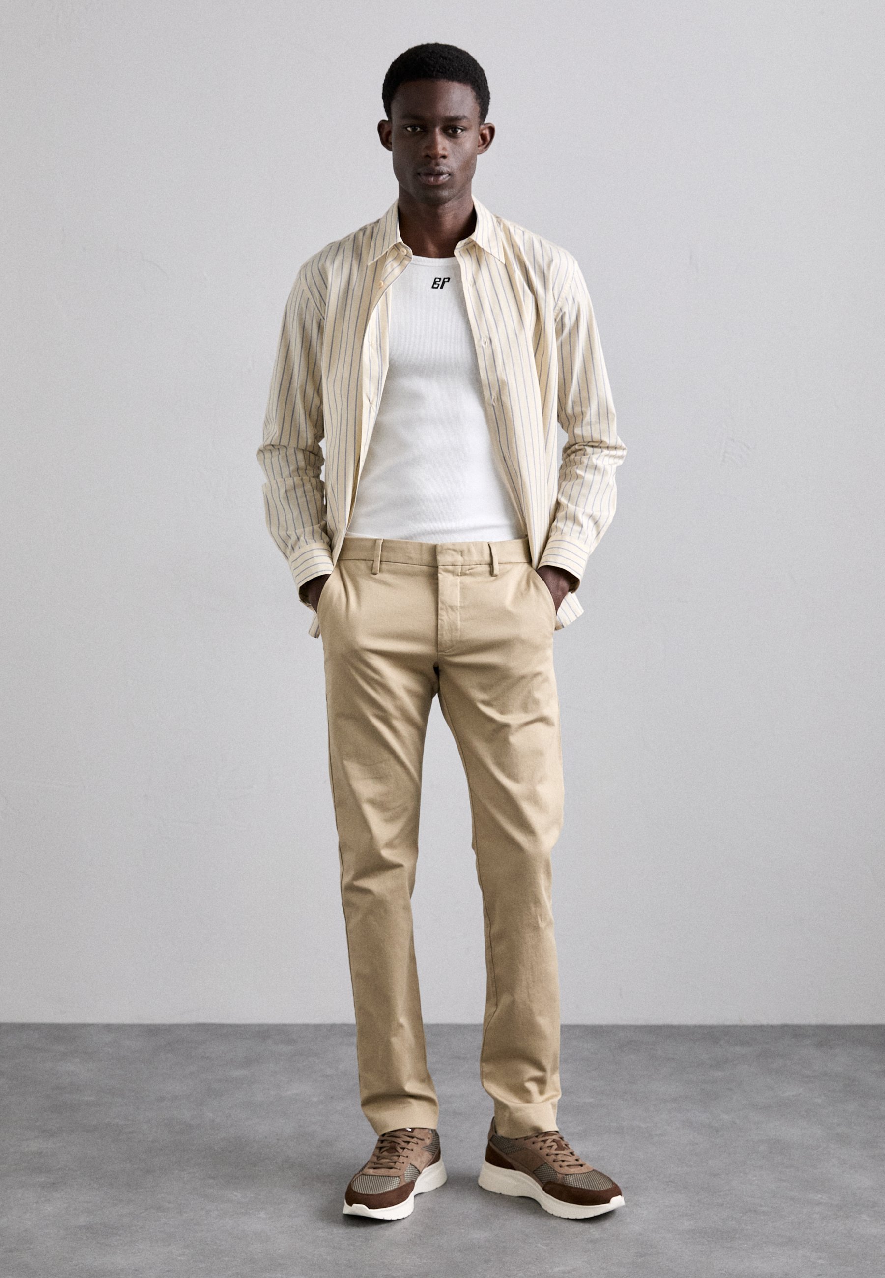 NN.07 THEO - Pantaloni chino - khaki beige/kaki - Zalando.ro