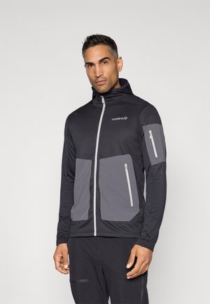 FALKETIND STRETCH HOOD  - Fleecetakki - caviar black
