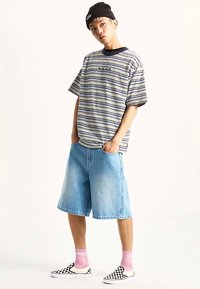 Vans CAMERON STRIPE - T-shirts print - white