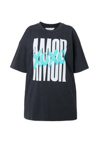 Studio Untold Print T-shirt - charcoal gray