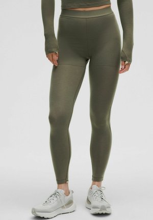 lululemon HIGH-RISE BASE LAYER 71CM - Lange underbukser - army green compass khaki
