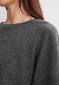 Marc O'Polo LONGSLEEVE ROUNDNECK - Strickpullover - deep grey melange