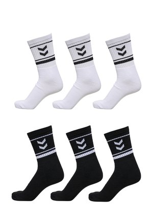 6 PACK - Socken - schwarz weiß