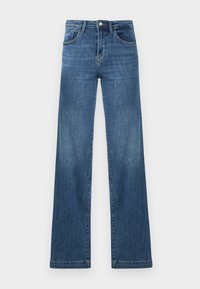 ONLPOWER PUSH UP WIDE LEG - Wide Leg - medium blue denim