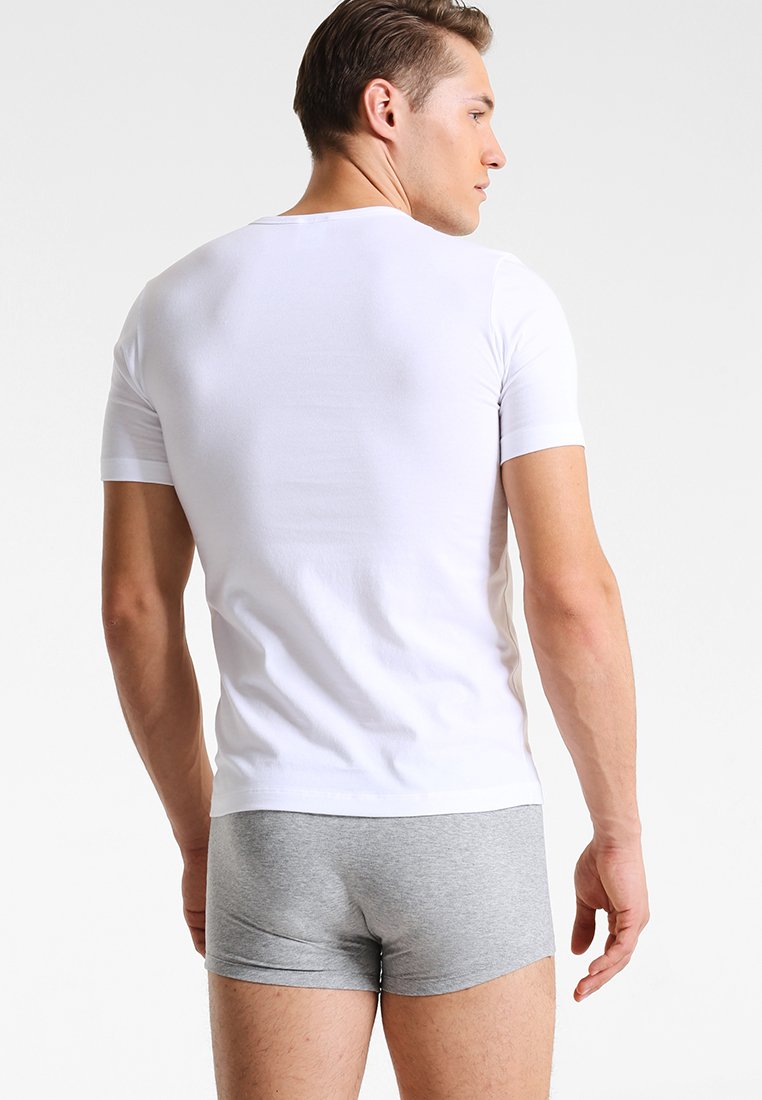 Schiesser Cotton Essentials Doppelripp shorts 5-9 blanc nouveau