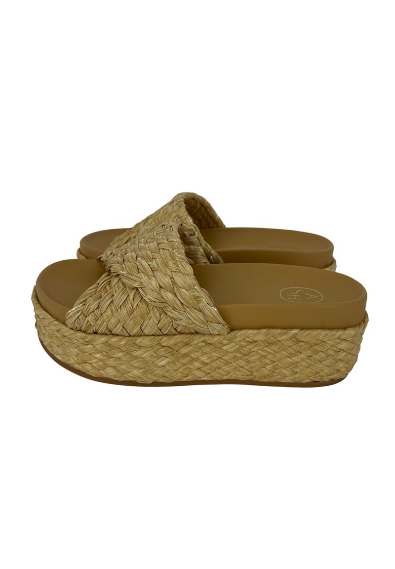 Damen Sneaker | Ash COMBO C: RAFFIA NATURAL C2 Pantolette flach natural/beige - IA04743 Damen Sneaker | Ash COMBO C: RAFFIA NATURAL C2 Pantolette flach natural/beige - IA04743