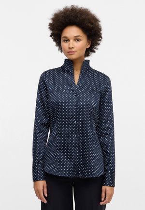 REGULAR FIT - Hemdbluse - navy weiß