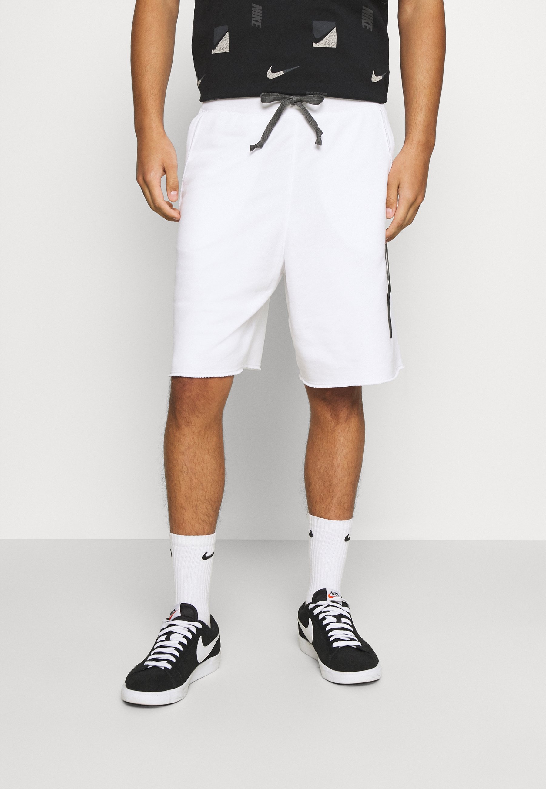 nike alumni grey shorts