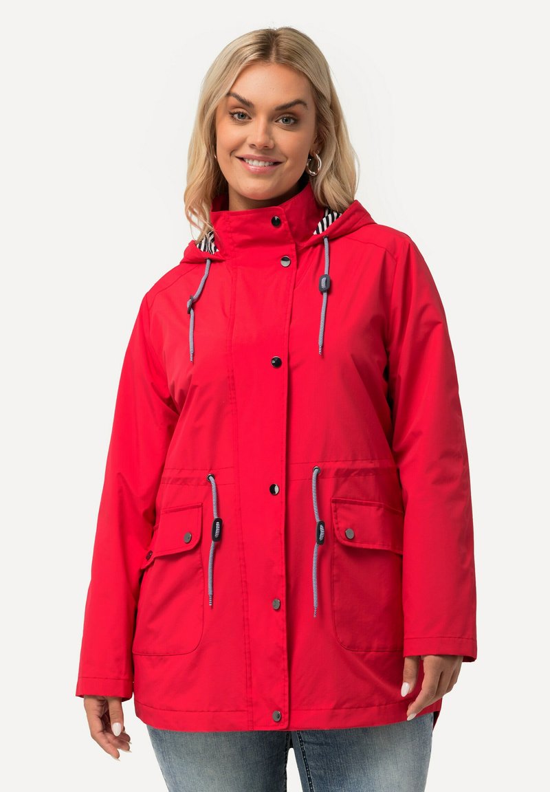 Ulla Popken HYPRAR FUNCTIONELE - Regnjakke / vandafvisende jakker - salsa