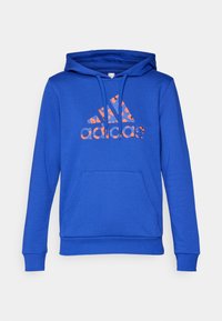 adidas Sportswear ANIMAL PRINT HOODIE - Hoodie - semi lucid blue
