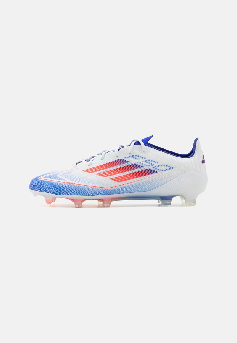 adidas Performance F50 ELITE FIRM GROUND - Fodboldstøvler til fast underlag - footwear white/solar red/lucid blue