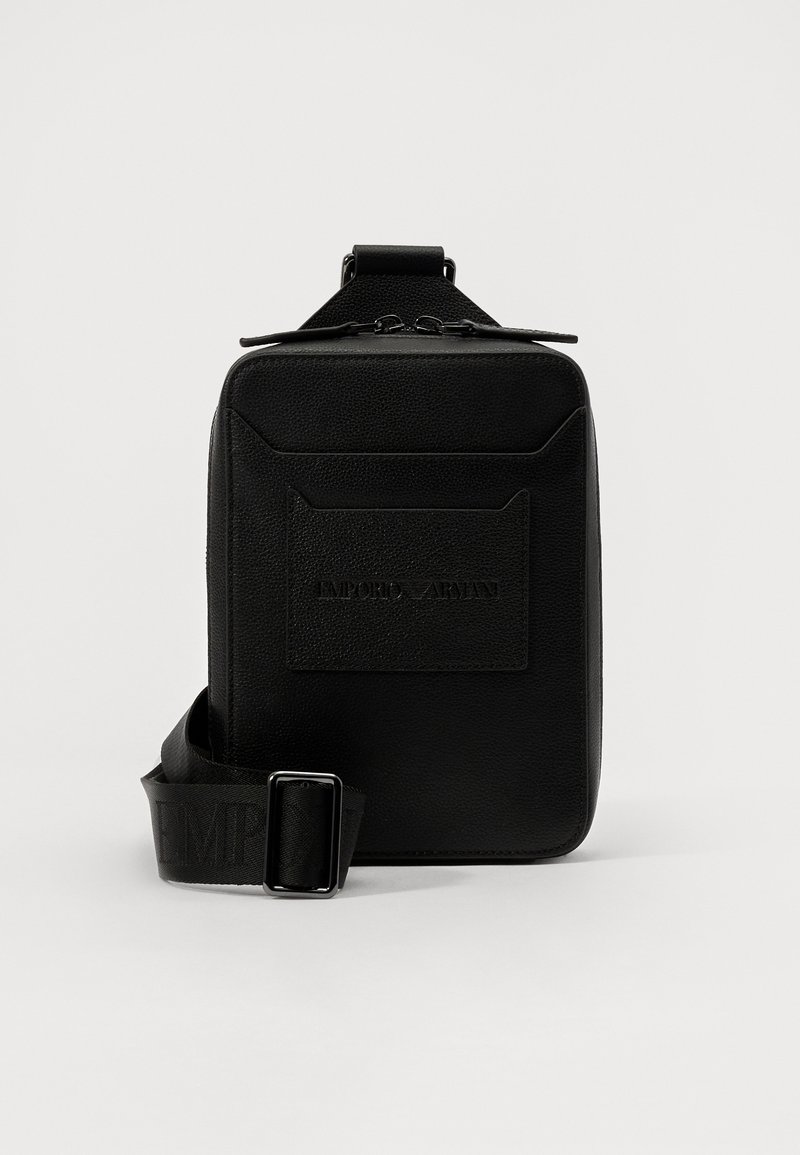 Emporio Armani - MINI CROSSBODY UNISEX - Cross body bag - black beauty, Enlarge