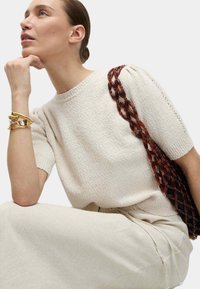 Marks & Spencer SLIM FIT CROP  - T-shirt basic - natural