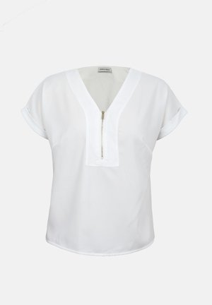 Anna Field, SHORT SLEEVE BLOUSE - Blůza - white