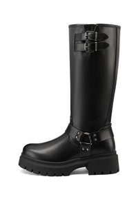Stivaletti con plateau - nero