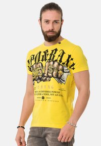 Cipo & Baxx T-Shirt print - yellow