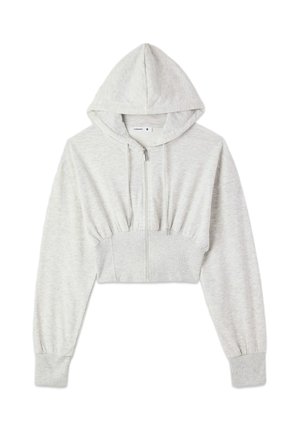 Terranova, CON CAPPUCCIO UNITA - Felpa con zip - avorio melange