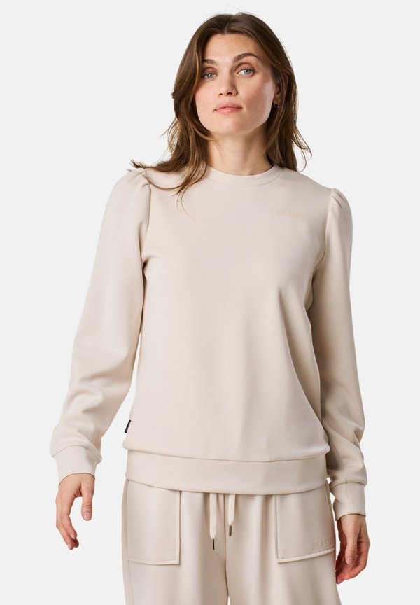 LOUNGE CREWNECK - Sweatshirt - lt beige