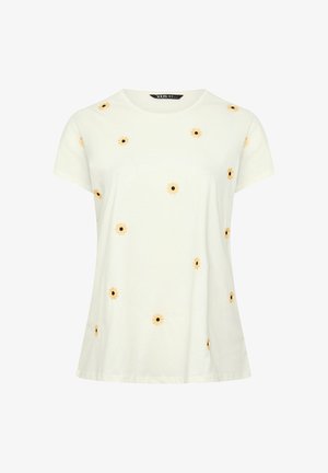 Yours Clothing, PLUS SIZE T-SHIRTS - T-shirt con stampa - white