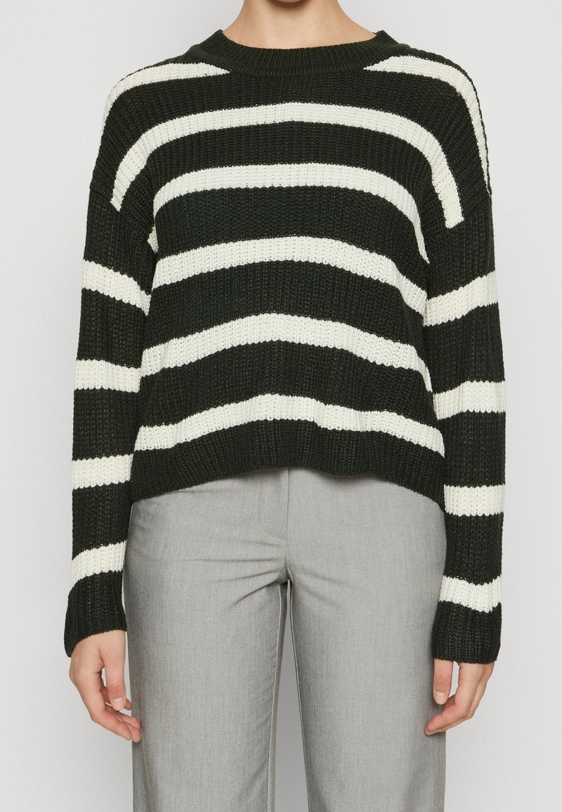 JDY Strickpullover - dark green