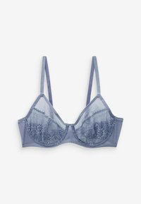 Next 3 PACK - Kaarituelliset rintaliivit - blue green white