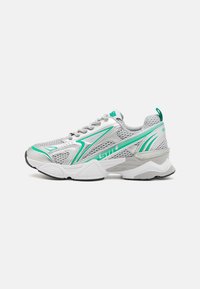 Unselected, green/multi-coloured