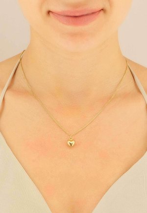 MUAU Schmuck HERZ  - Anhänger - gelbgold