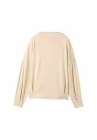 MIT STEHKRAGEN - Trui - cargo beige melange