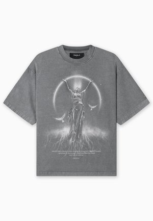 FAVELA MISERY UNISEX - T-shirt imprimé - grey washed