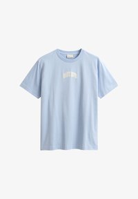 Selected, muted blue