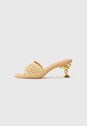 Sophia Webster FLO FLAMINGO LOW MULE - Pantolette hoch - beige
