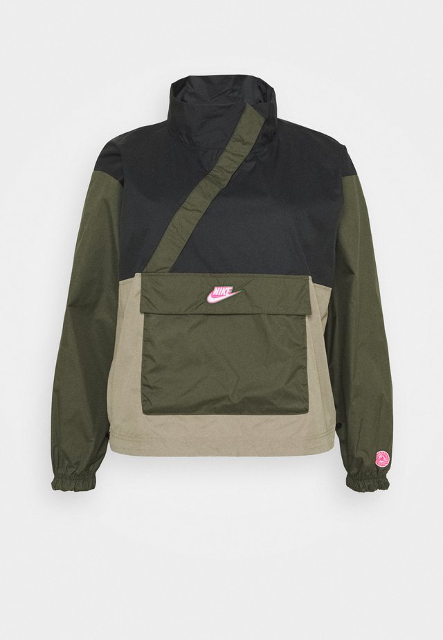 ANRAK - Veste coupe-vent - black/mystic stone/twilight marsh