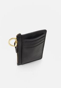 Lauren Ralph Lauren LEATHER ZIP CARD CASE - Maks - black