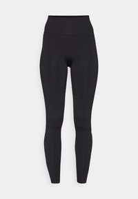 Fabletics SEAMLESS HIGH WAISTED LEGGING - Punčochy - black