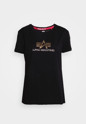 Alpha Industries CRYSTAL - T-shirt con stampa - black