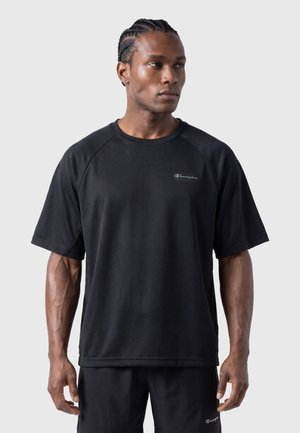 Champion, CHAMPION CREWNECK T-SHIRT C-TECH - Camiseta básica - black