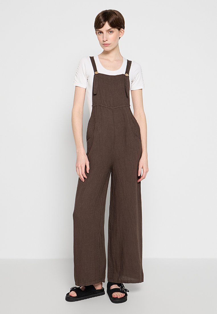 Le Monde du Lin Tuinbroek bruin