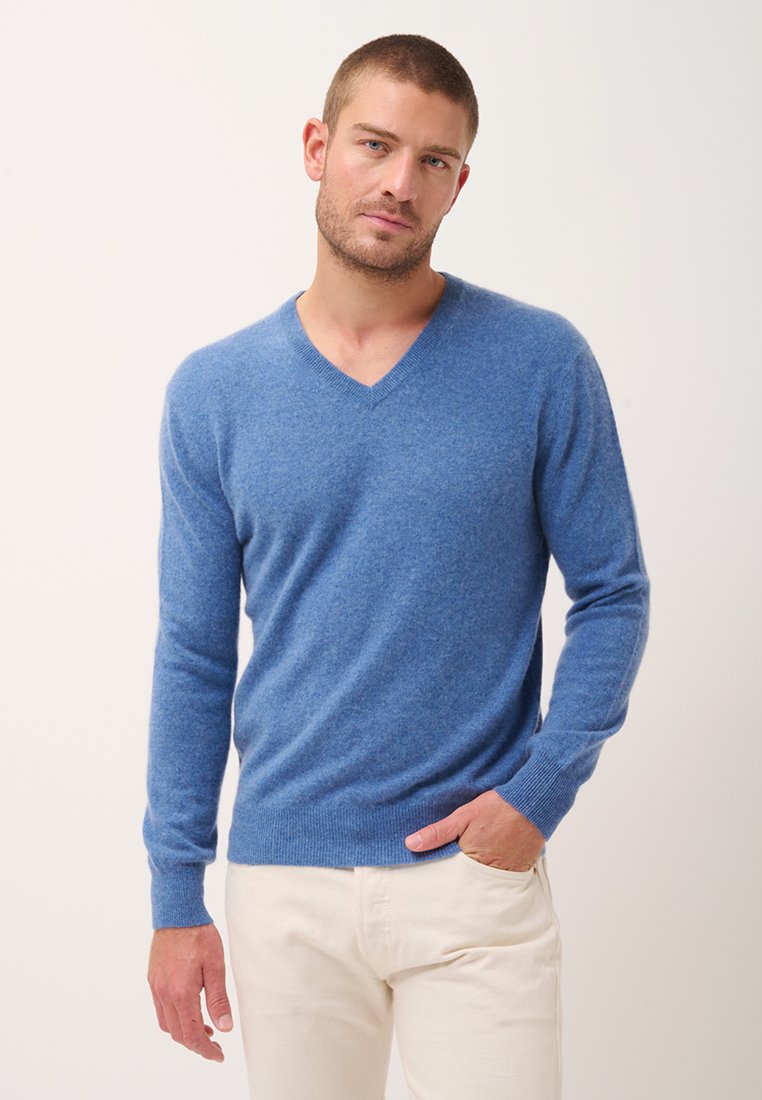 Just Cashmere Trui blauw Just Cashmere Trui blauw