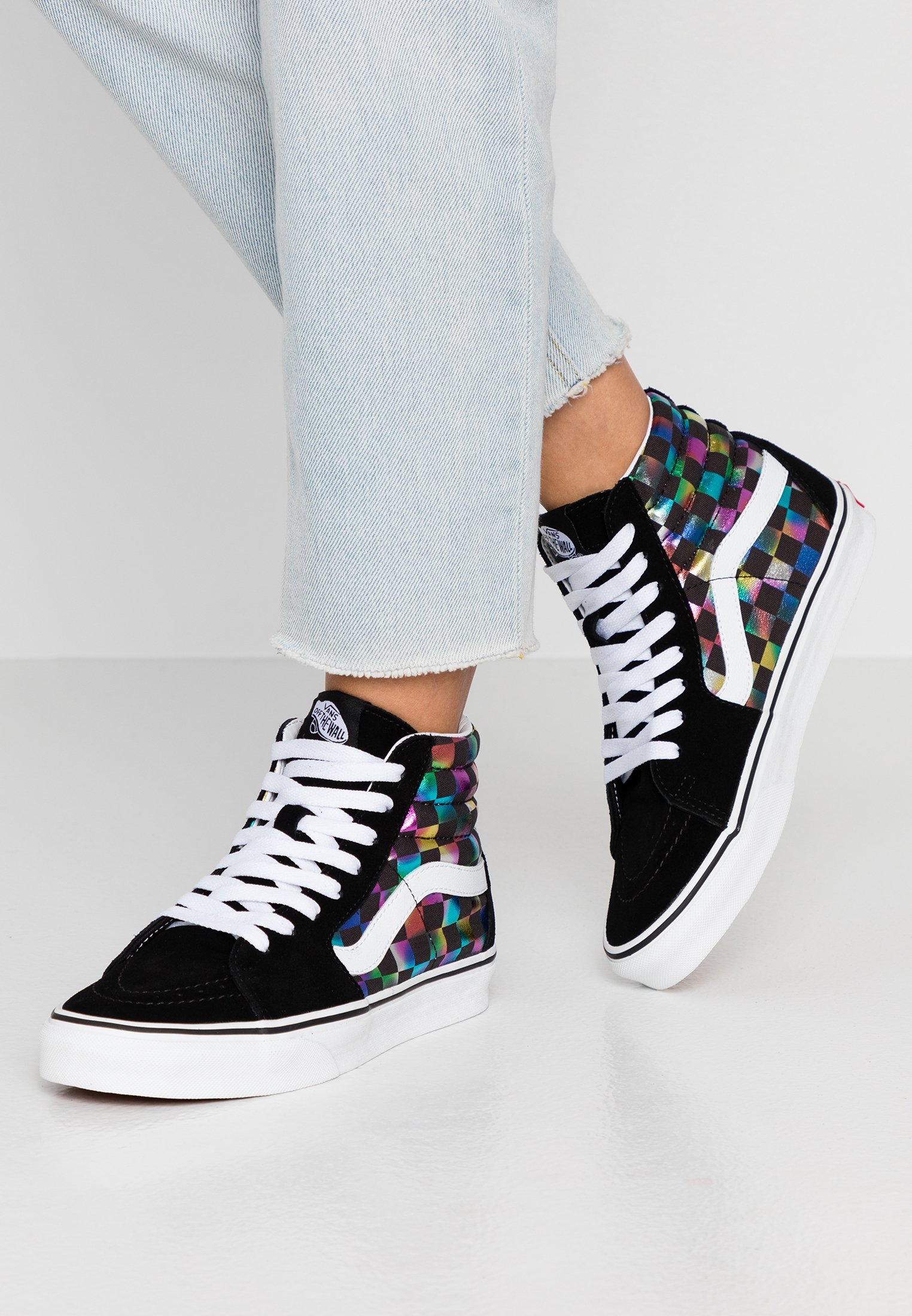 vans montante carreaux