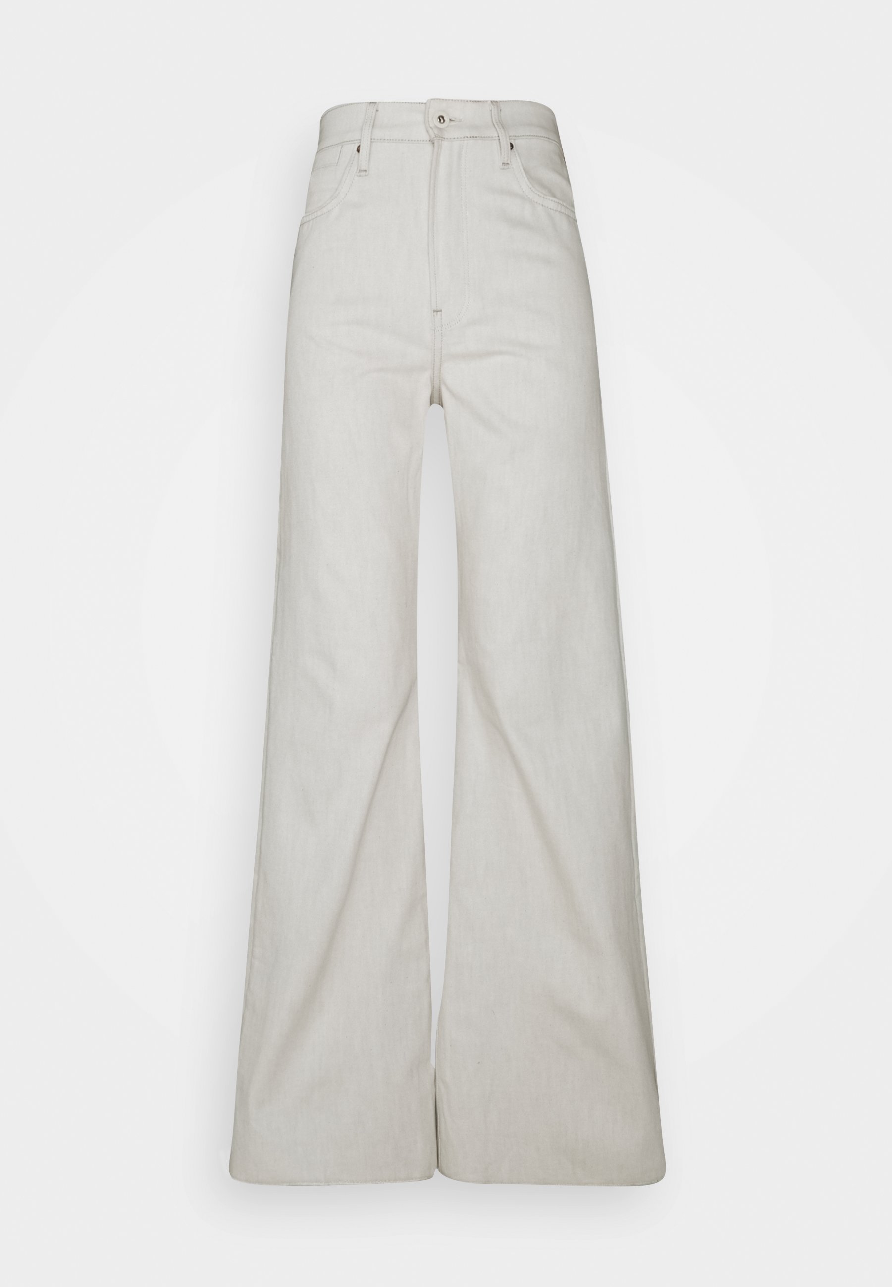 Shop G-Star RAW Dames 3301 Mid Skinny Ripped Edge Ankle Jeans Wit op  Novifashion.nl
