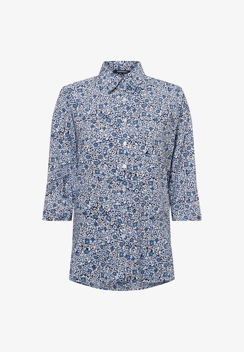 Olsen Hemdbluse - hellblau mehrfarbig