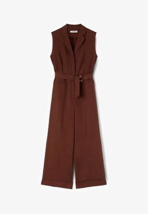 Motivi, TUTA LUNGA CON REVERS - Jumpsuit - marrone