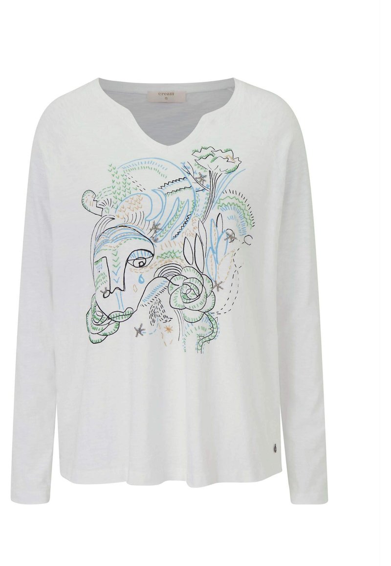 Cream Longsleeve wit