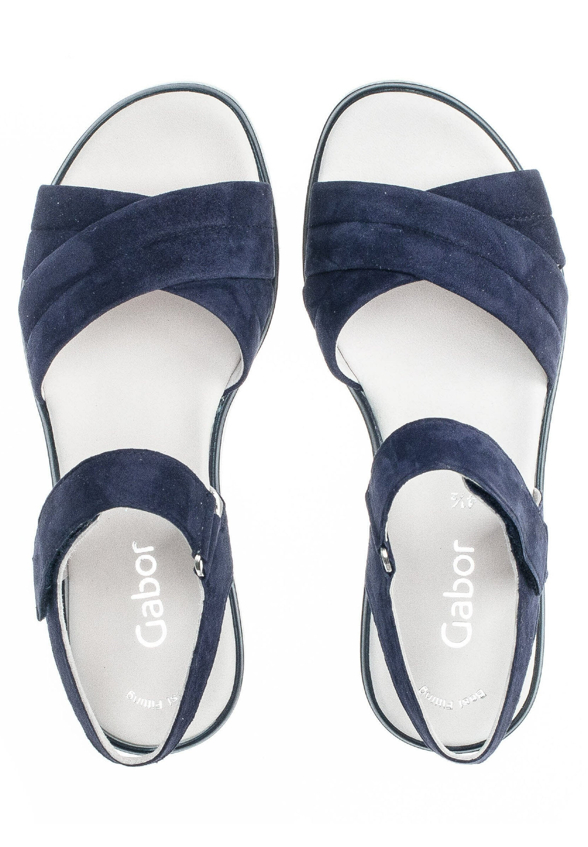 Gabor Sandalen met sleehak - blau/Blauw - Zalando.nl