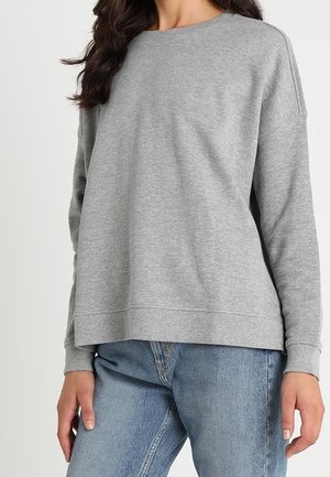 Sweater - mottled light grey