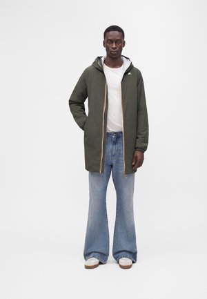 K-Way, JACOB WARM DOUBLE UNISEX - Παρκά - green blackish/grey ash